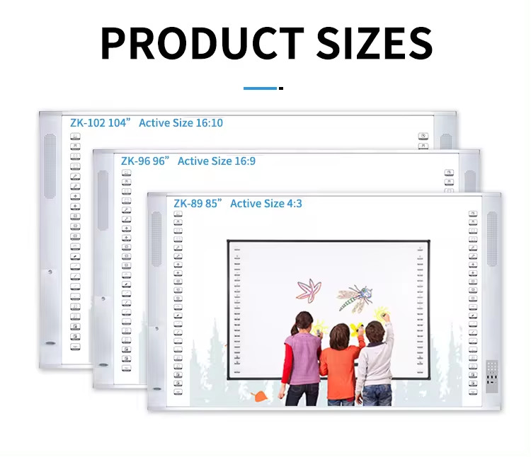 96 Inch Infrared Interact Whiteboard Smart Board For Business & School Education From China Whiteboard Factory