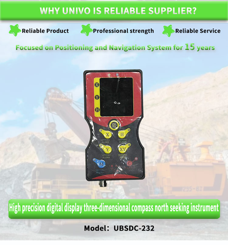 UNIVO UBSDC-232Y High-Precision Digital Display Three-Dimensional Compass North Finder Ideal