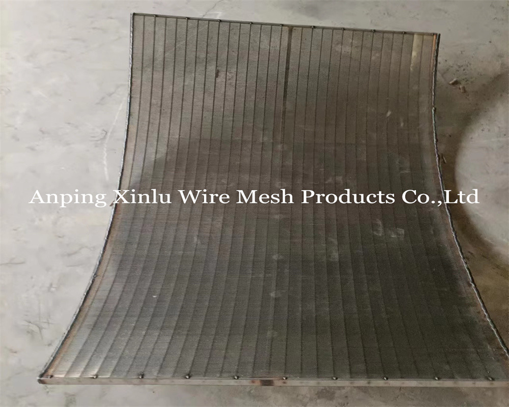 Waste Treatment Sieve Bend Screen Wedge Wire Curved Parabolic Screen Filter