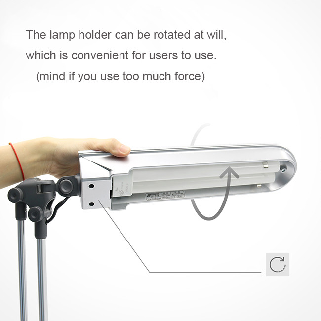 Diamond Grading Lamp FDL-25 with Fluorescent Light angles Adjustable