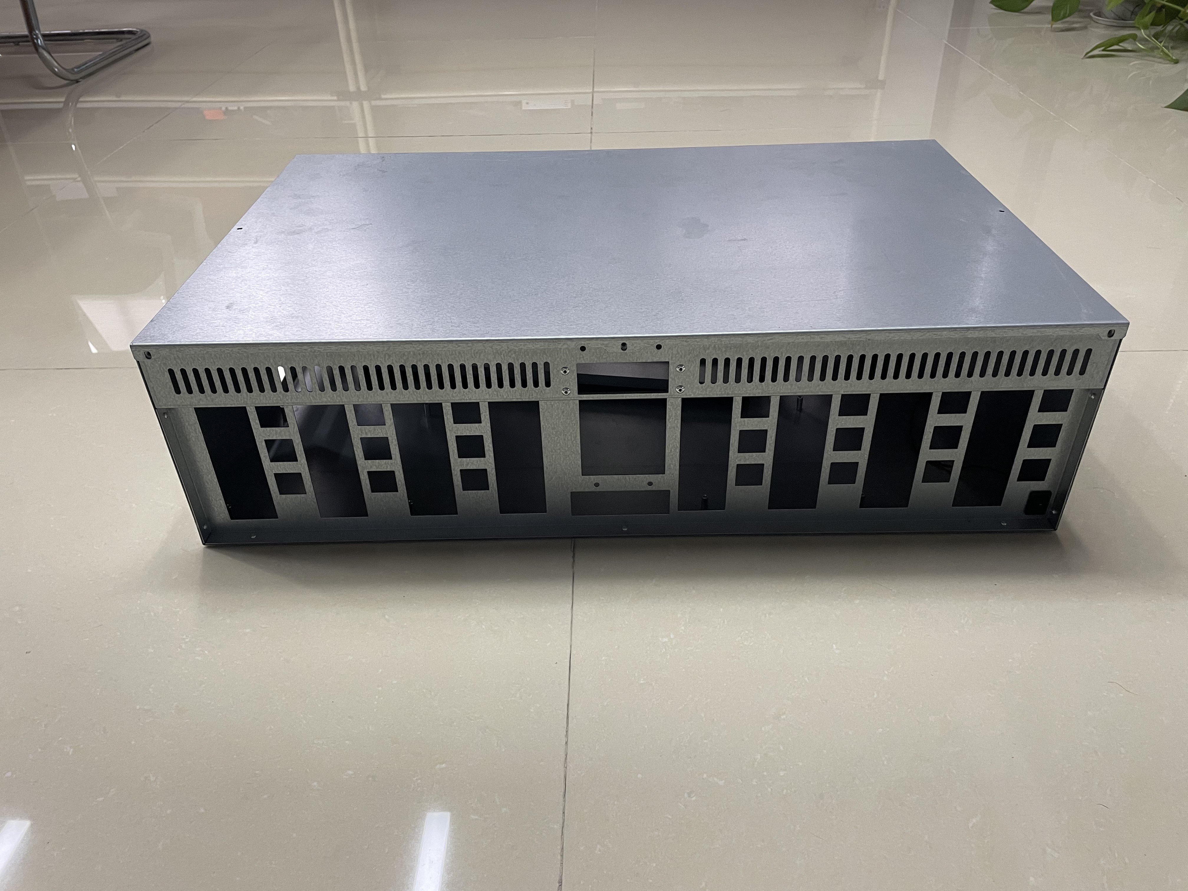 Custom Aluminum Sheet Fabrication Metal Laser Cutting Parts Box