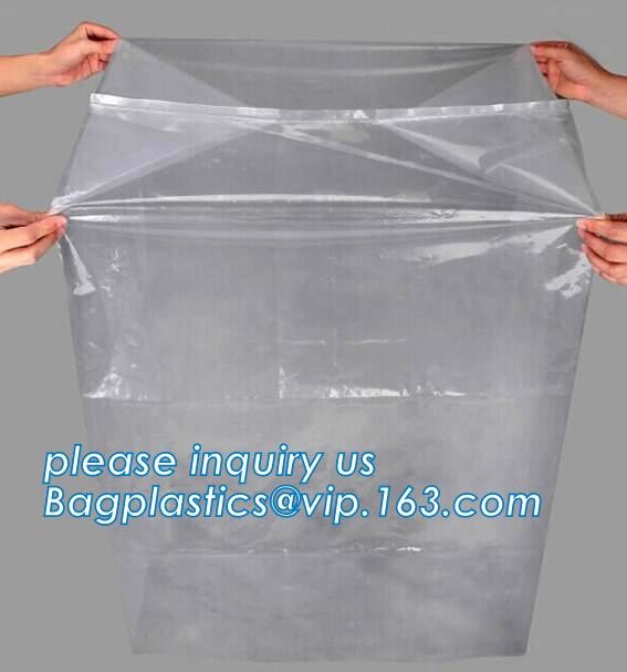 Square Bottom 4mil Clear Pallet Cover, square bottom bag on roll pallet cover bag, Polyester Pallet Cover Bags, Pallet T