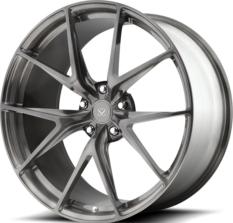 18 19 20 Inch 1 Piece Forged Wheel Rims Customized Size Brushed / Polished