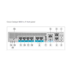 Cisco Catalyst Wireless Controller C9800-L-F-K9 with 5 Gbps Throughput for Small