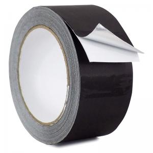  Black Lacquered Aluminum Foil Waterproof Tape Sealing Edge For HVAC Ductwork And Pipe Insulation Manufactures