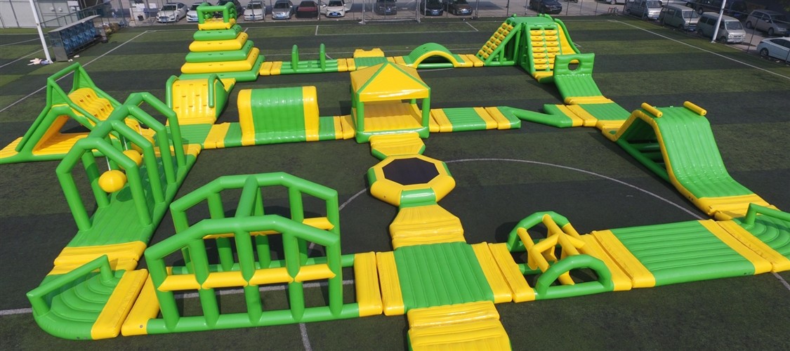 Manufacturer Giant Inflatable Aqua Park Fireproof PVC Inflatable Water Park Games