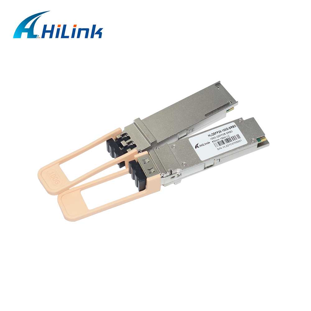 100G QSFP28 SR BiDi OM4 MMF 100m LC Optical Transceiver