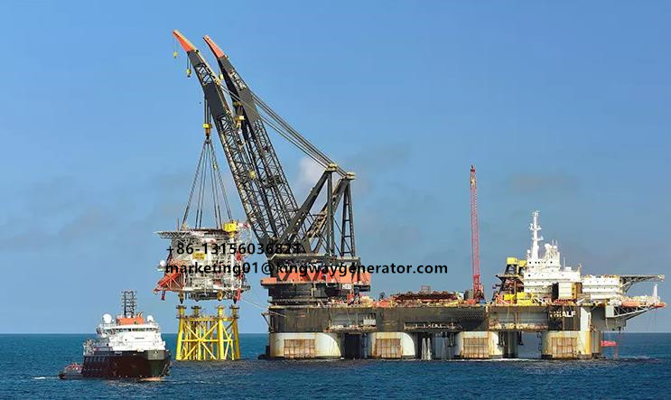 Frame Lifting Offshore Storage Containers Carried By A Spreader Fixed On The Lifting Lugs