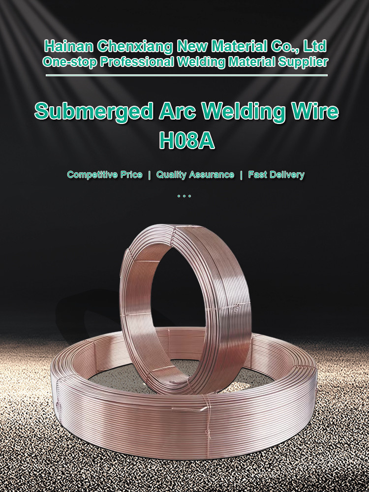 H08A/AWS EL8 Submerged Arc Welding Wire Low Carbon Steel Customized Diameter