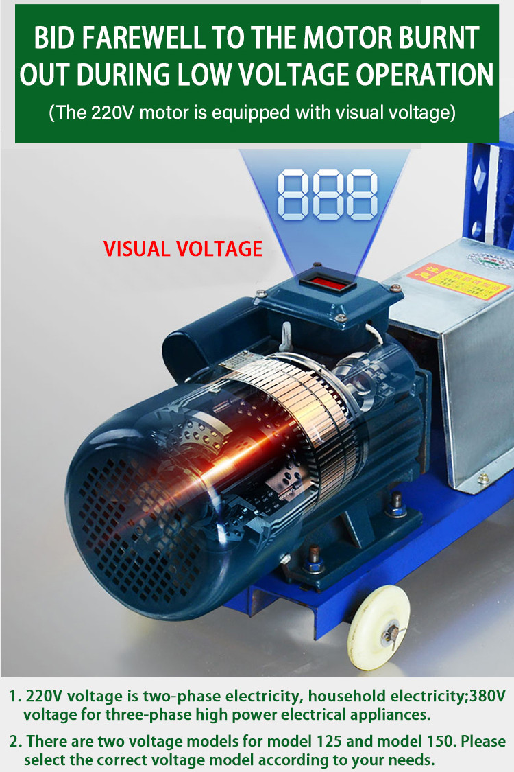 Stainless Steel Animal Feed Grinding Machine 10mm Electric Feed Grinder