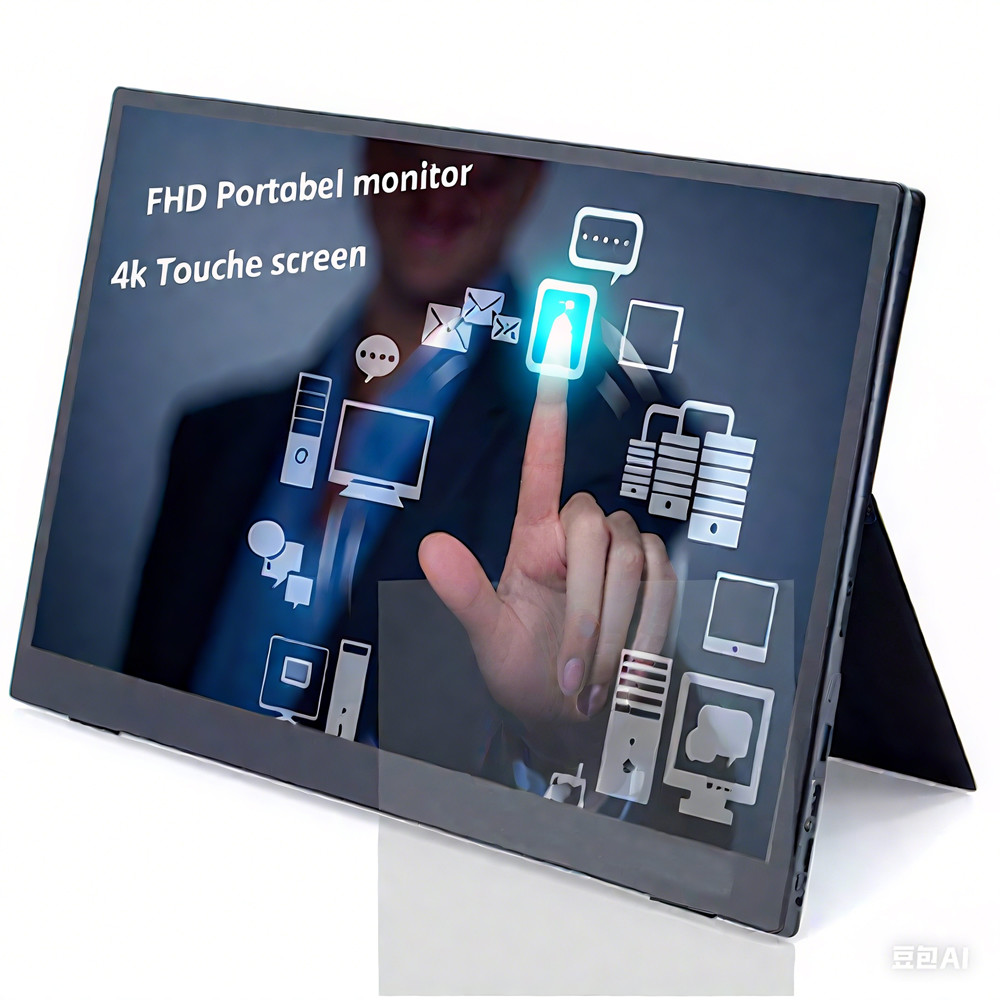 FHD 1920*1080 Portable Touch Monitor 15.6-Inch IPS Display for Flexible Display Modes and Wide Viewing Angle
