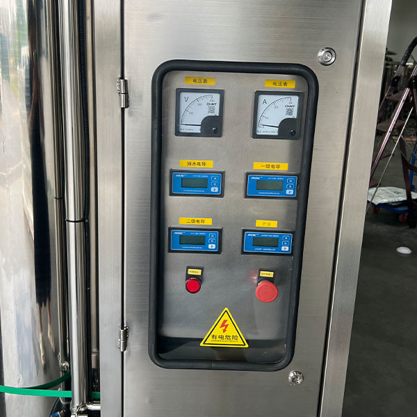 0.5 tons of Double-stage reverse osmosis water treatment with Wooden Case