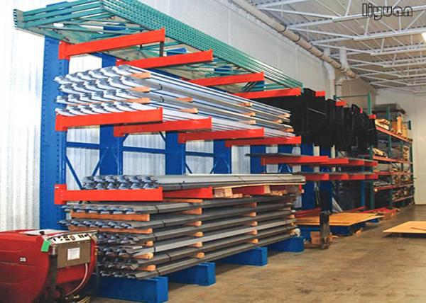 Q235 Steel Heavy Duty Cantilever Storage Racks Pipes Lumber Sheet Longer