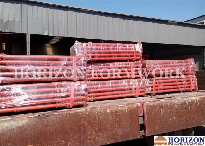 Painted Scaffolding Steel Prop Adjustable Powder Coating For Slab Post Shoring