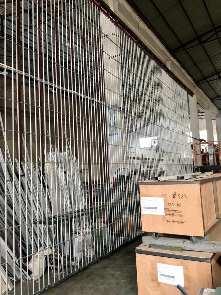 Stainless Steel Grill Shutter Door Automatic motorized lateral Sliding Door