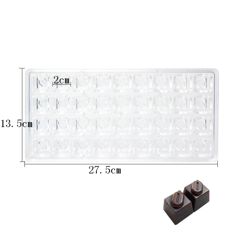 Cube Shape Custom Chocolate Molds DIY PS 3D Silicone Chocolate Molds
