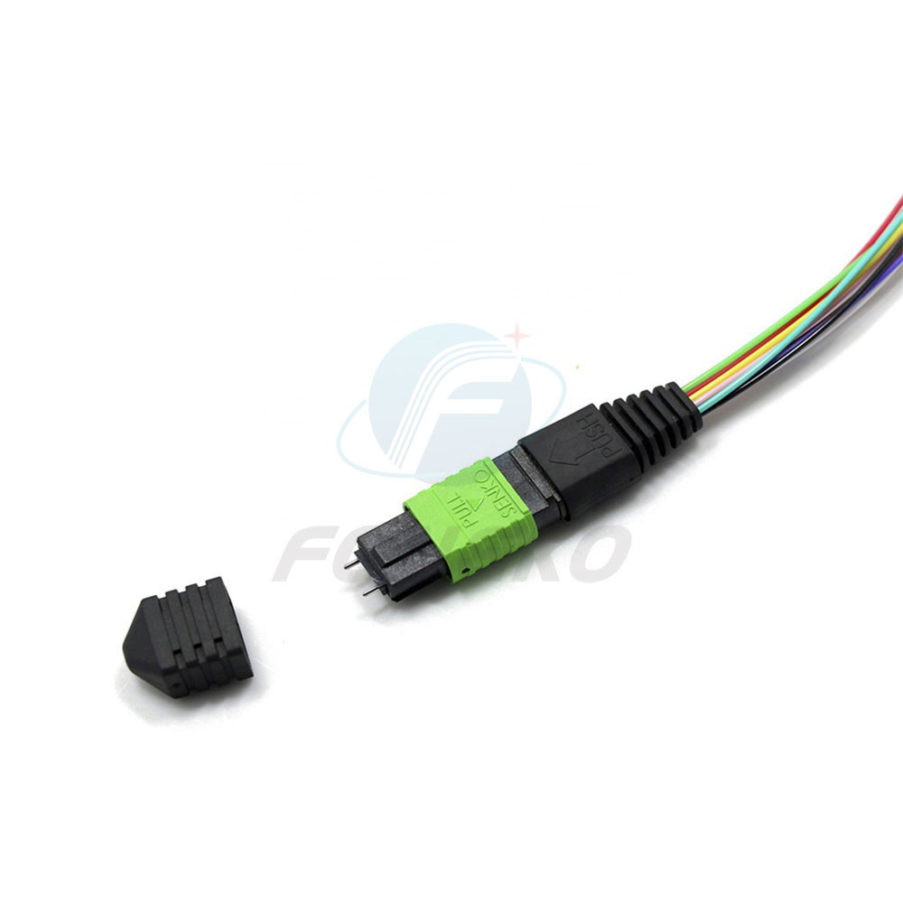 24 Fiber MTP MPO Patch Cable Male Fanout Single Mode Jumpers 0.5m