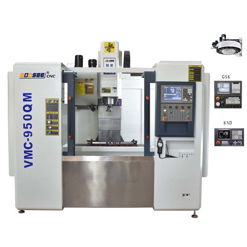 China BT40 Spindle VMC 4 Axis CNC Milling Machine 1500x420mm Long Work Table on sale