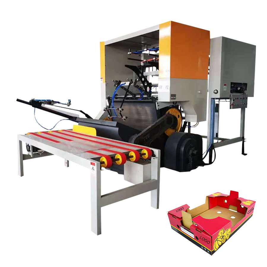 Adjustable Template Corrugated Box Die Cutting Machine With Four Functions And Four Insurance Parts