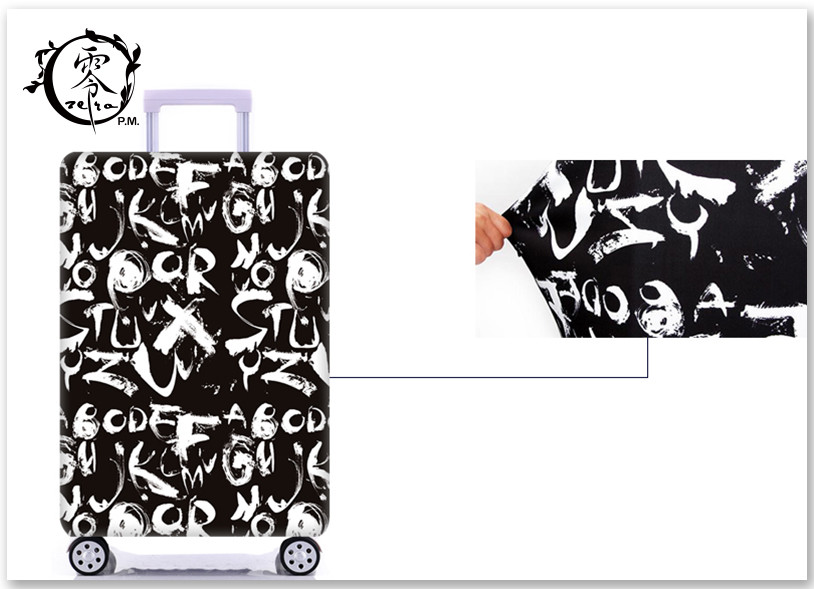 Cute Brown Bear Yellow Duck Luggage Case Cover Custom Digital Printed Suitcase Protector Cover