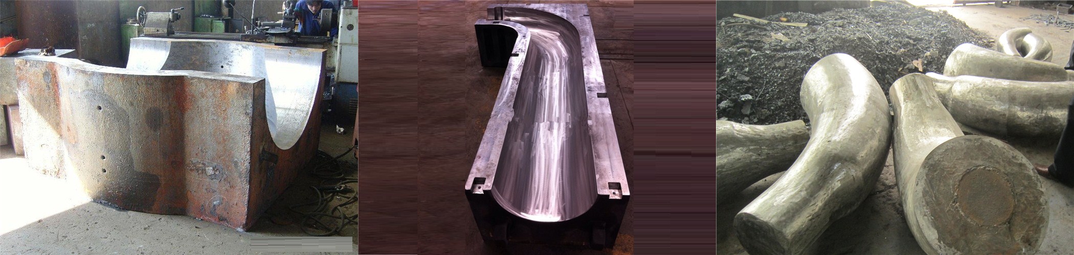 2 mandrel show of Carbon Steel Pipe Fitting Die Forming Mould Shaping Mould calibration mould