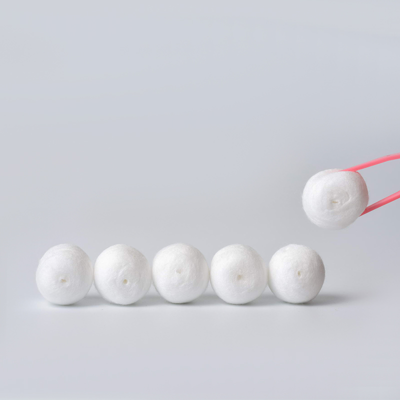 100% Absorbent Medical Cotton Balls Biodegradable Safety white Color