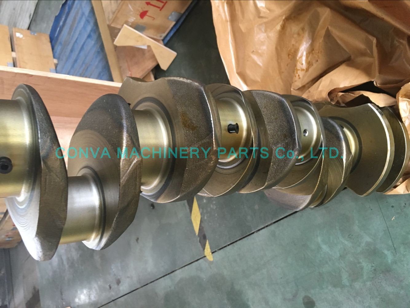 High Performance 6d105 Diesel Engine Crankshaft Komatsu Diesel Engine Parts