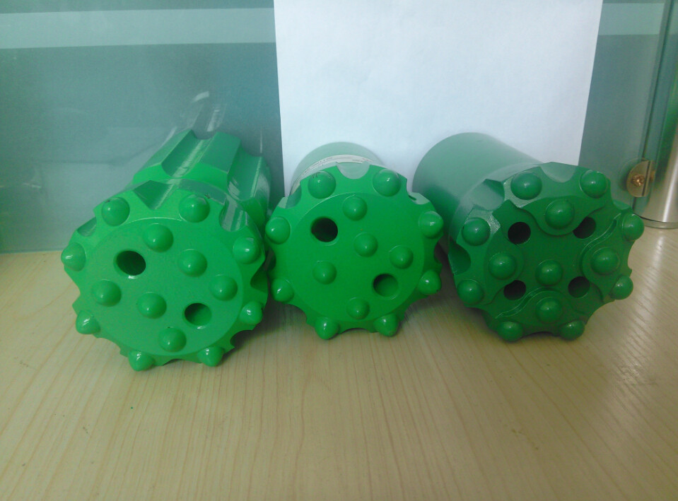 Ballistic / Parabolic Buttons Thread Button Drill Bit 64mm - 127mm Diameter