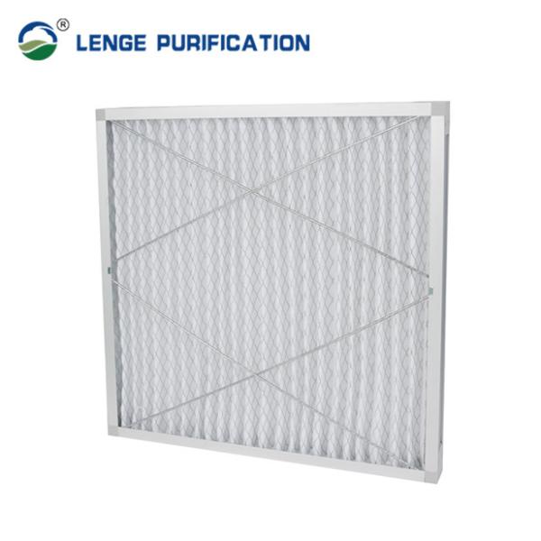 China G4 Pleated Pre Filter Galvanized Iron Dual Rack Frame With PP Non Woven Fabrics on sale China G4 Pleated Pre Filter Galvanized Iron Dual Rack Frame With PP Non Woven Fabrics on sale