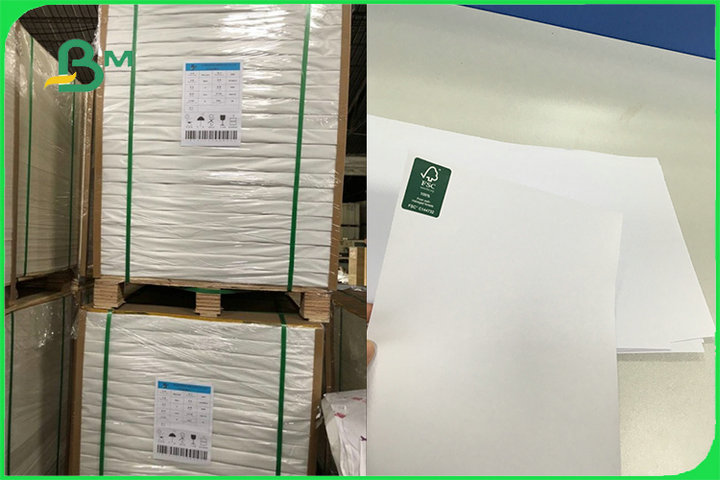 White Printable Uncoated Woodfree UWF Bond Offset Paper For Books Instructions