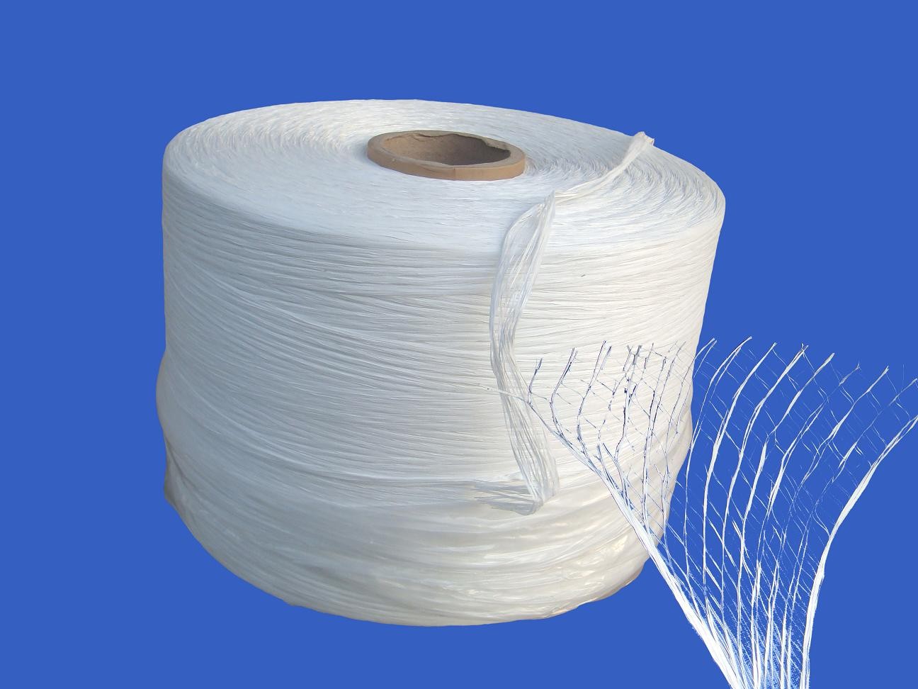 High Strength Polypropylene Fillers Yarn , Flame Retardant Fillers 0.6-1.4g/d