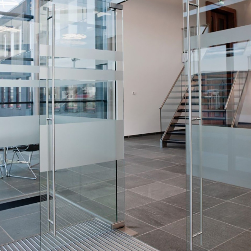 Upgrade Your Space with Simple and Sound Insulation Aluminium Double Glass Spring Door