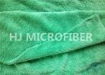 Eco Friendly Thick Green Car Cleaning Cloth Plain 24" x 48" , Car Buffing Cloth