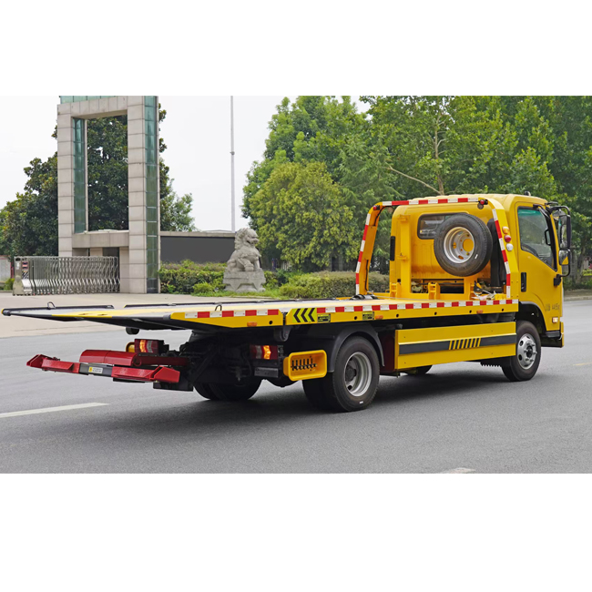 Customized 4X2 JAC 10 Tons Tow Trucks Wrecker Truck Flat Bed Truck for Road Rescue