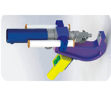 self piercing riveting gun machine for busbar