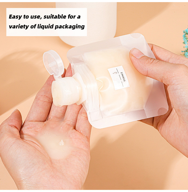Spout 30ML 50ML 100ML Spouted Stand Up Pouch Matte Cosmetic Lotion Makeup Remover Refill Spray Nozzle Pump