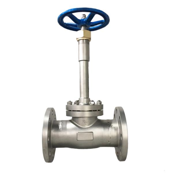 Stainless Steel Flanged Cryogenic Globe Valve SS304/SS316 For LNG/LOX/LN2/LAR
