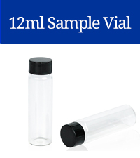 12ml sample glass vials with caps