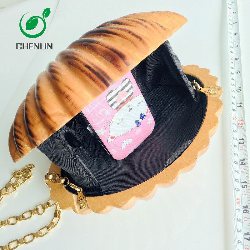 Personalised Wooden Clutch Bag Crossbody Handbag Carefully Crafted
