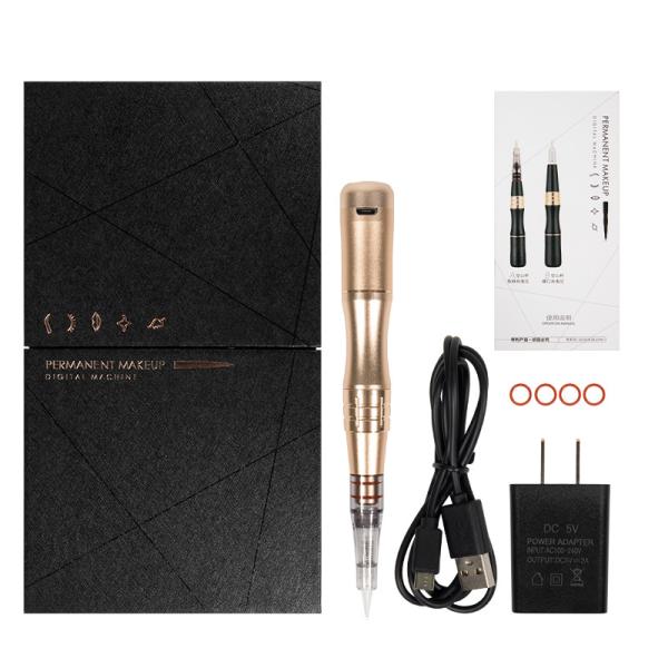 OEM Wireless Eyebrow Cosmetics Tattoo Machine Lip Microblading Kit Gun Permanent