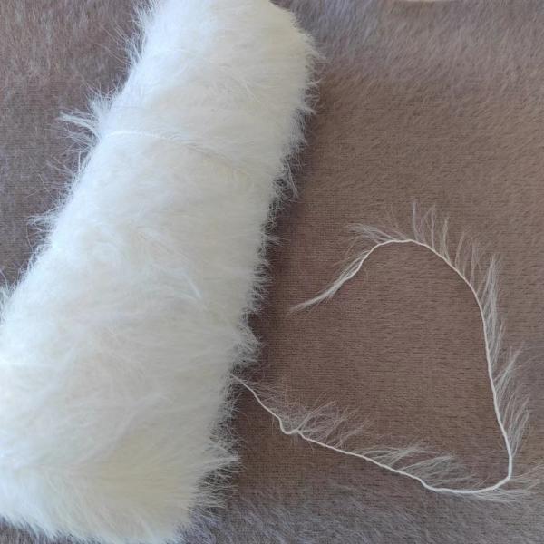 5.0cm Nm5.5 Long Feather Yarn Imitation Mink Yarn For Knitting Socks,Sweaters