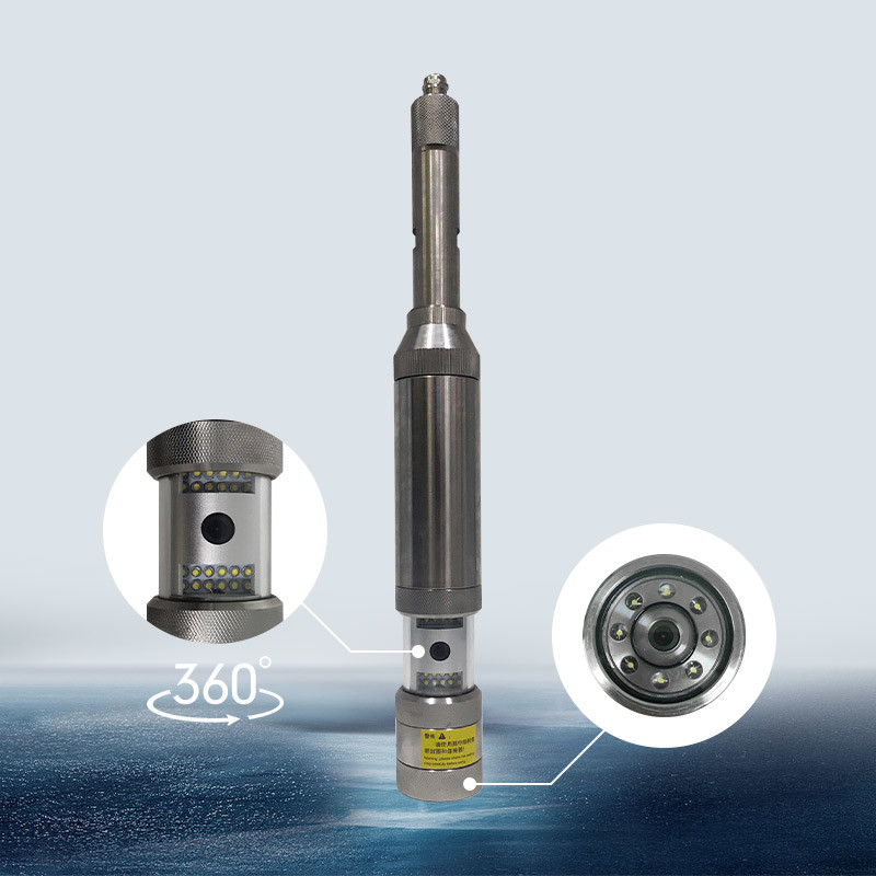 73mm Diameter Dual Borehole Camera With Side Camera 360 Degree Rotate
