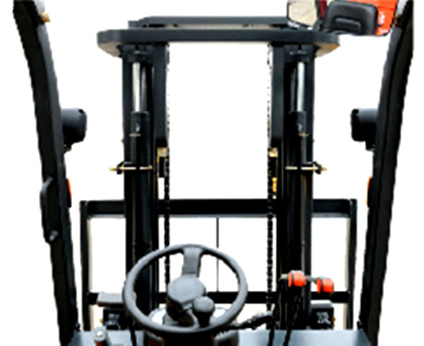 3.5 Ton Diesel Forklift Truck 6m Lifting Height LED Lighting For Power Consumption