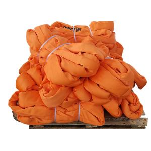 Flat Woven Pattern Polyester Endless Round Sling 20T EN 1492-2 For Industrial