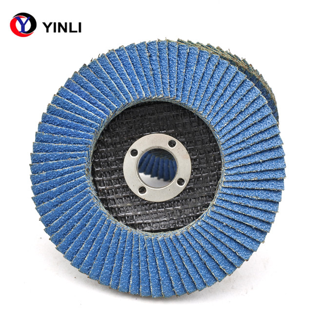 T27 T29 Abrasive Sharp Zirconia Flap Disc 125mm For Deburring