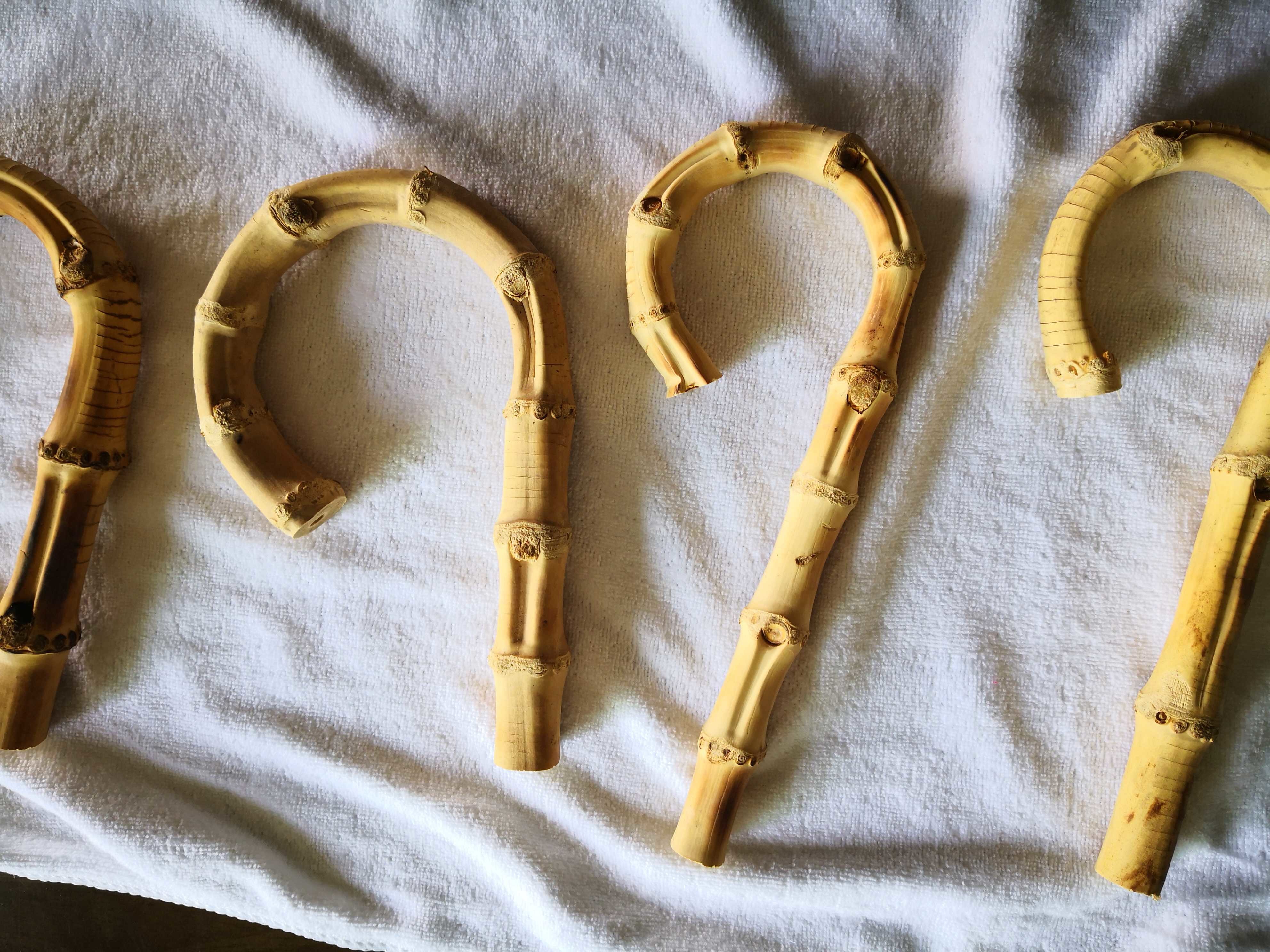 4 inch Round shape Bamboo Handle for Handmade Handbag DIY Tote Purse Frame Making Bag -2pcs