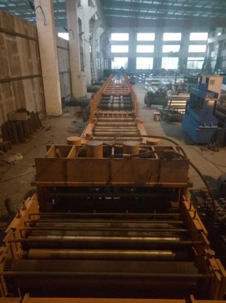 1250MM Feeding Steel Granary Silo Forming Machine 15kw Less Residues