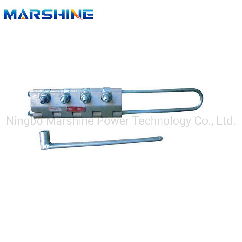 25kn Automatic Optical Fiber Cable Tools Opgw Come Along Clamps Bolt Type Aluminum Alloy Wire Rope Conductor Grippers