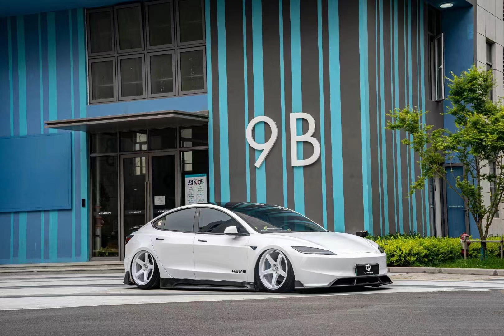 Carbon Fiber Tesla Model 3 Body Kit New Repair Tesla Side Skirt Front Lip Diffuser