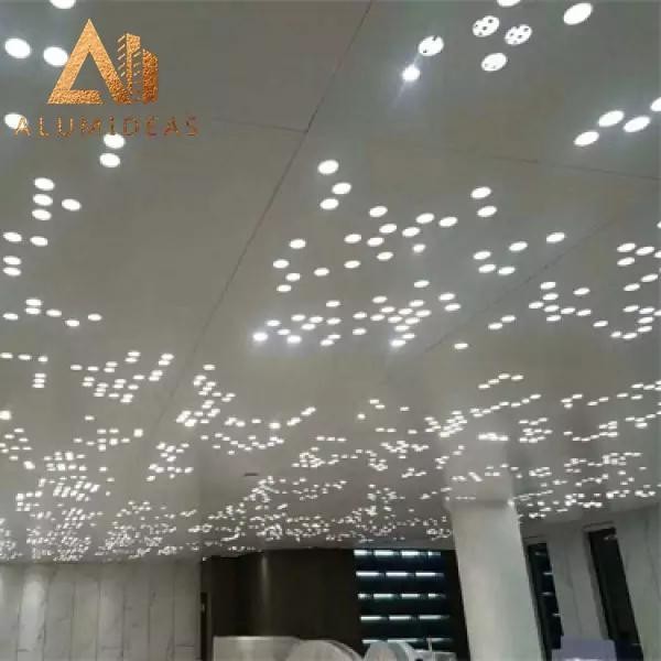 Aluminum perforated ceiling
